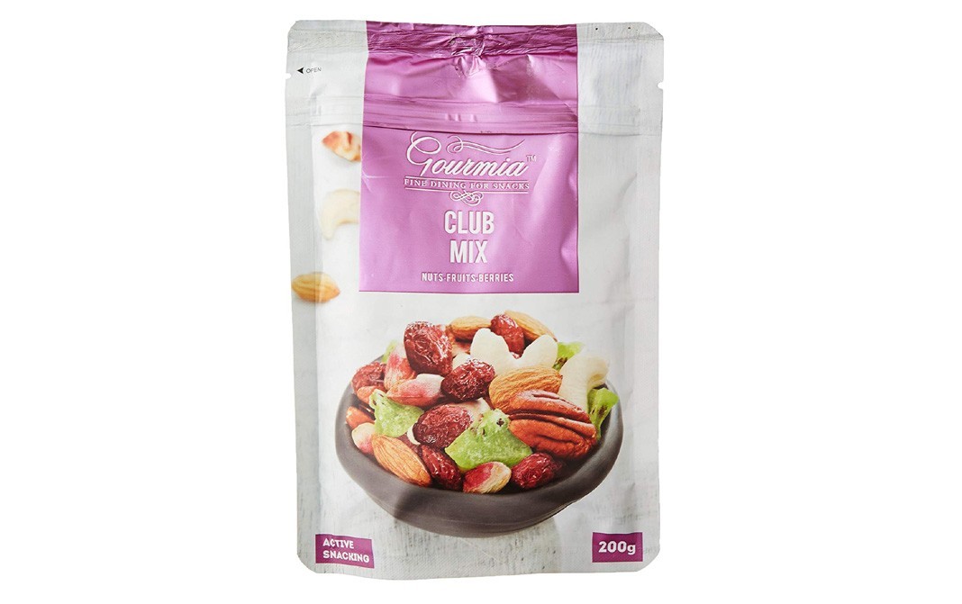 Gourmia Club Mix Nuts-Fruits-Berries   Pack  200 grams